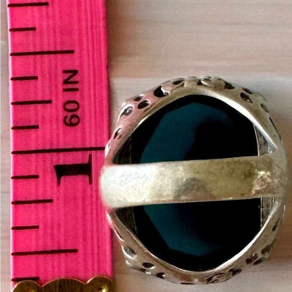 Silpada Teal Green Ring Size 7 - Picture 4 of 4